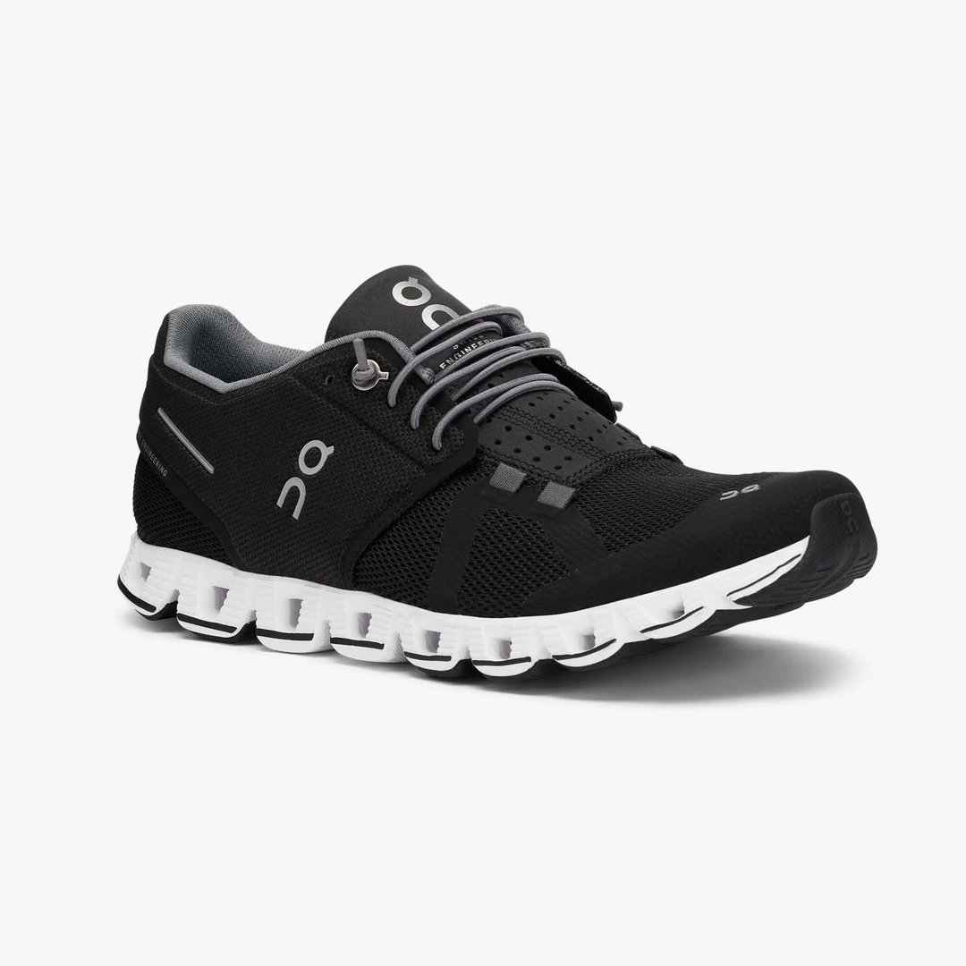 On Running Men's Cloud Shoes - Black / White