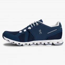 On Running Men's Cloud Shoes - Denim / White