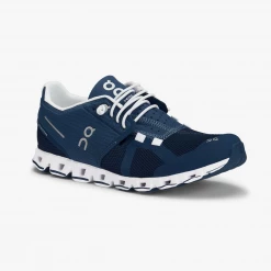 On Running Men's Cloud Shoes - Denim / White