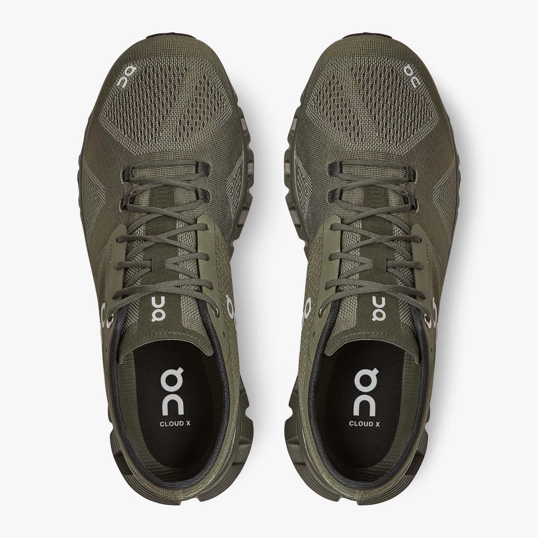 On Running Men's Cloud X Shoes - Olive / Fir