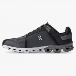 On Running Men's Cloudflow Shoes - Black / Asphalt