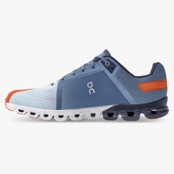 On Running Men's Cloudflow Shoes - Lake / Flare