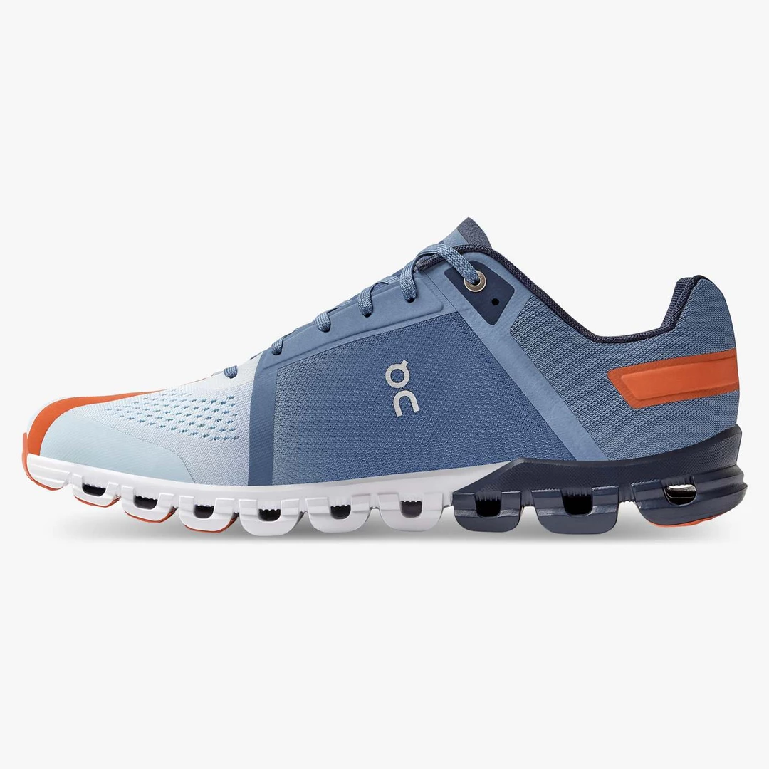 On Running Men's Cloudflow Shoes - Lake / Flare