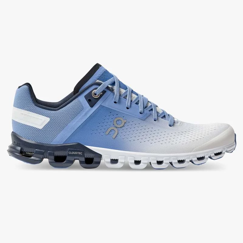 On Running Women's Cloudflow Shoes - Marina / White