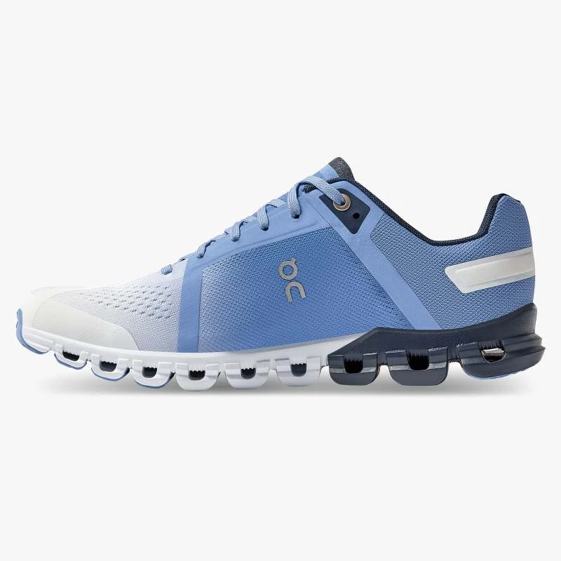 On Running Women's Cloudflow Shoes - Marina / White