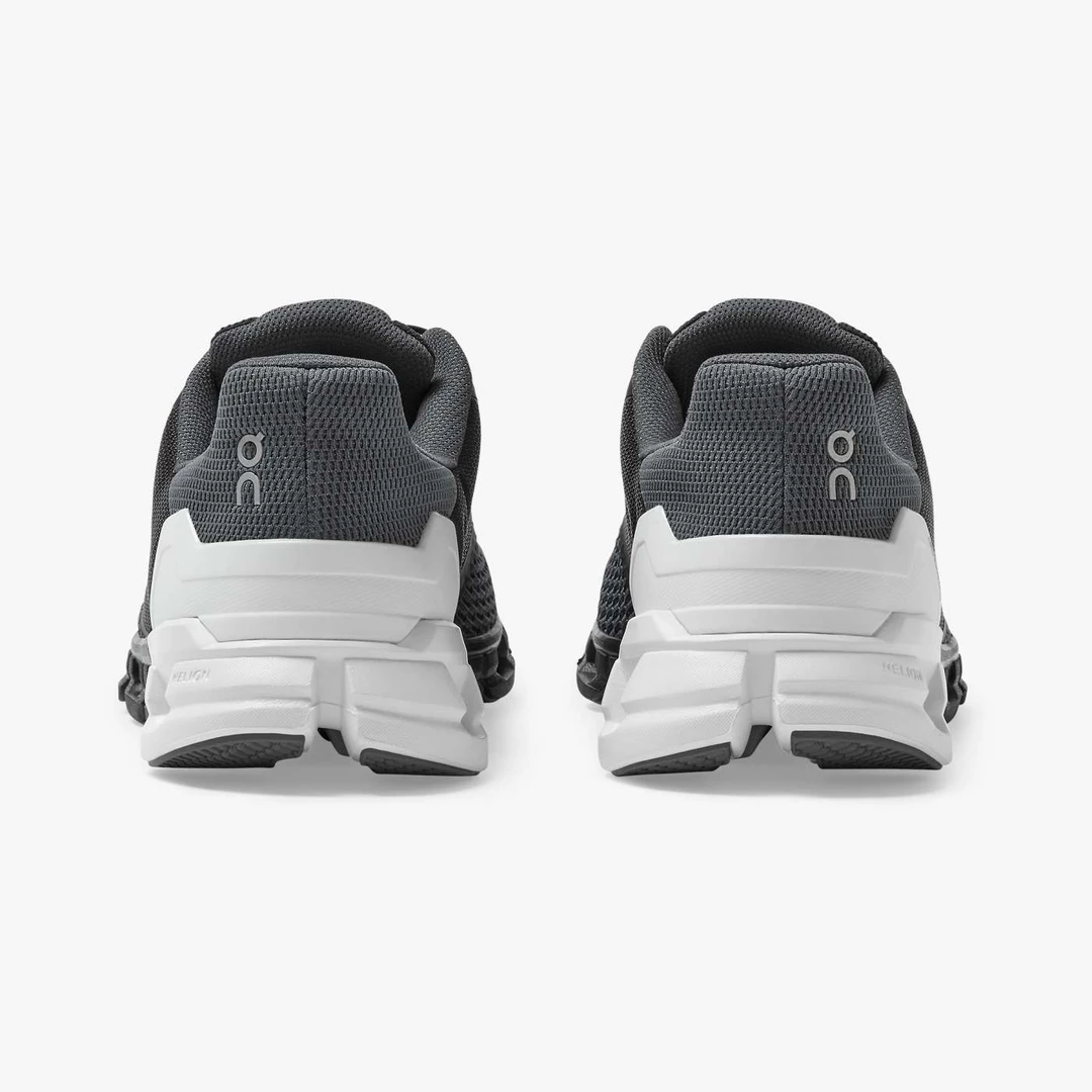 On Running Men's Cloudflyer Shoes - Black / White