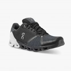 On Running Men's Cloudflyer Shoes - Black / White