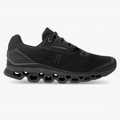On Running Women's Cloudstratus Shoes - All Black