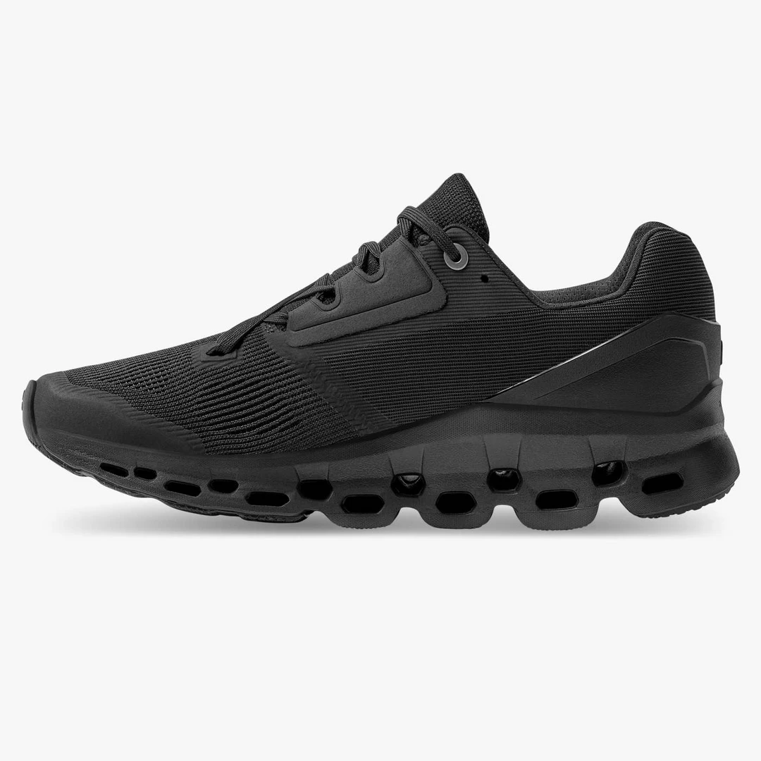 On Running Women's Cloudstratus Shoes - All Black