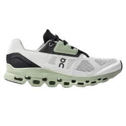 On Running Men's Cloudstratrus Shoes - White / Black