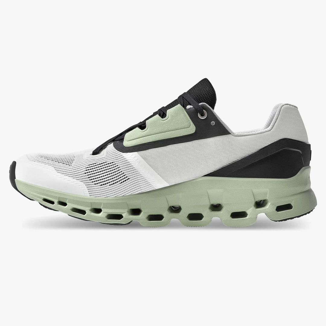 On Running Men's Cloudstratrus Shoes - White / Black