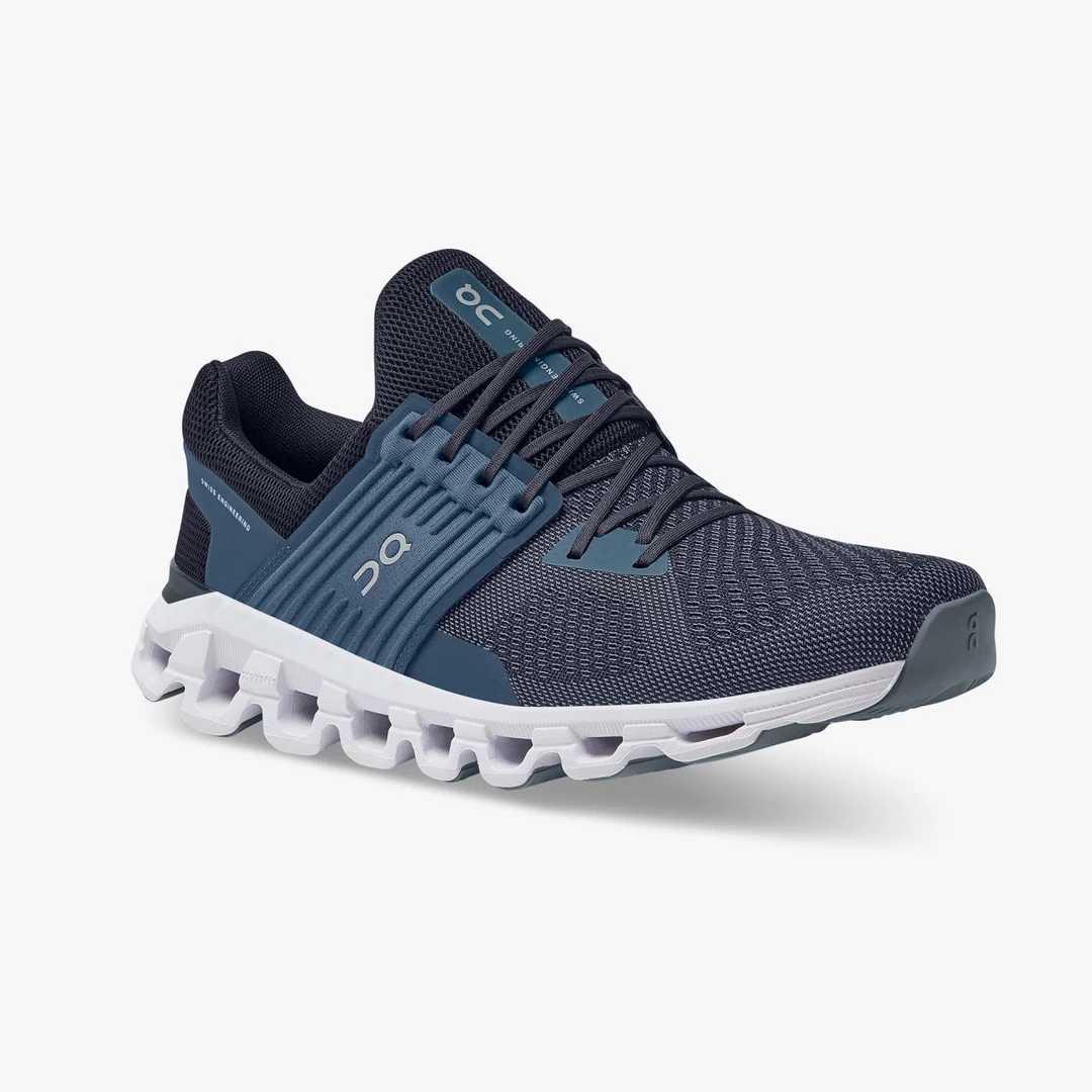 On Running Men's Cloudswift Shoes - Denim / Midnight