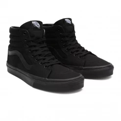 Vans Unisex Sk8 Hi Shoes - All Black