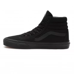Vans Unisex Sk8 Hi Shoes - All Black
