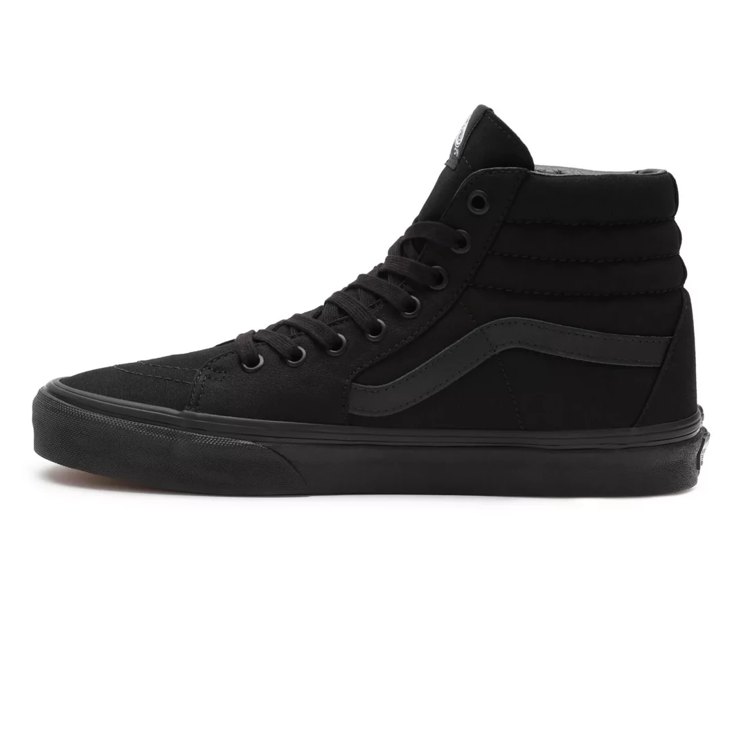 Vans Unisex Sk8 Hi Shoes - All Black