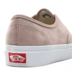 Vans Unisex Pig Suede Authentic Shoes - Shadow Grey / True White