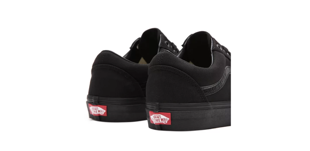 Vans Unisex Old Skool Shoes - All Black