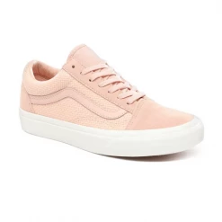 Vans Unisex Old Skool Woven Check Spanish Villa Shoes - Salmon / White