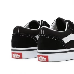 Vans Kid's Old Skool V TD Shoes - Black Women's