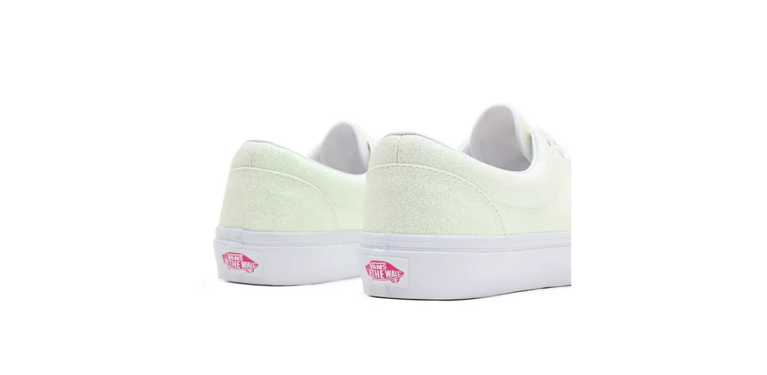 Vans Unisex UV Glitter Era Shoes - Yellow / Pink / True White