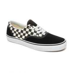 Vans Unisex Primary Check Era Shoes - Black / White / Checkerboard