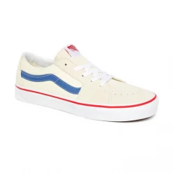 Vans Unisex Sk8 Low Shoes - Classic White / Navy