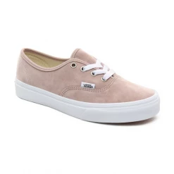 Vans Unisex Pig Suede Authentic Shoes - Shadow Grey / True White