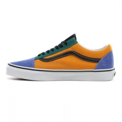 Vans Unisex Mix & Match Old Skool Shoes - Cadmium Yellow / Tidepool Green