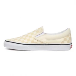 Vans Unisex Classic Slip On Shoes - Classic White / True White