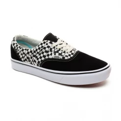 Vans Unisex Tear Check Comfycush Era Shoes - Black / True White