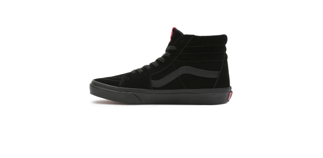 Vans Unisex SK8 Hi Shoes - All Black