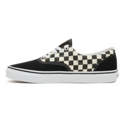 Vans Unisex Primary Check Era Shoes - Black / White / Checkerboard