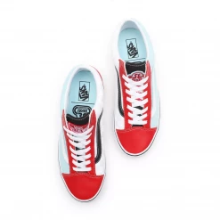 Vans Unisex Style 36 SE Bikes Shoes - White / Red