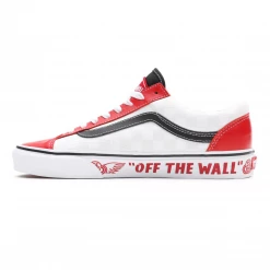 Vans Unisex Style 36 SE Bikes Shoes - White / Red