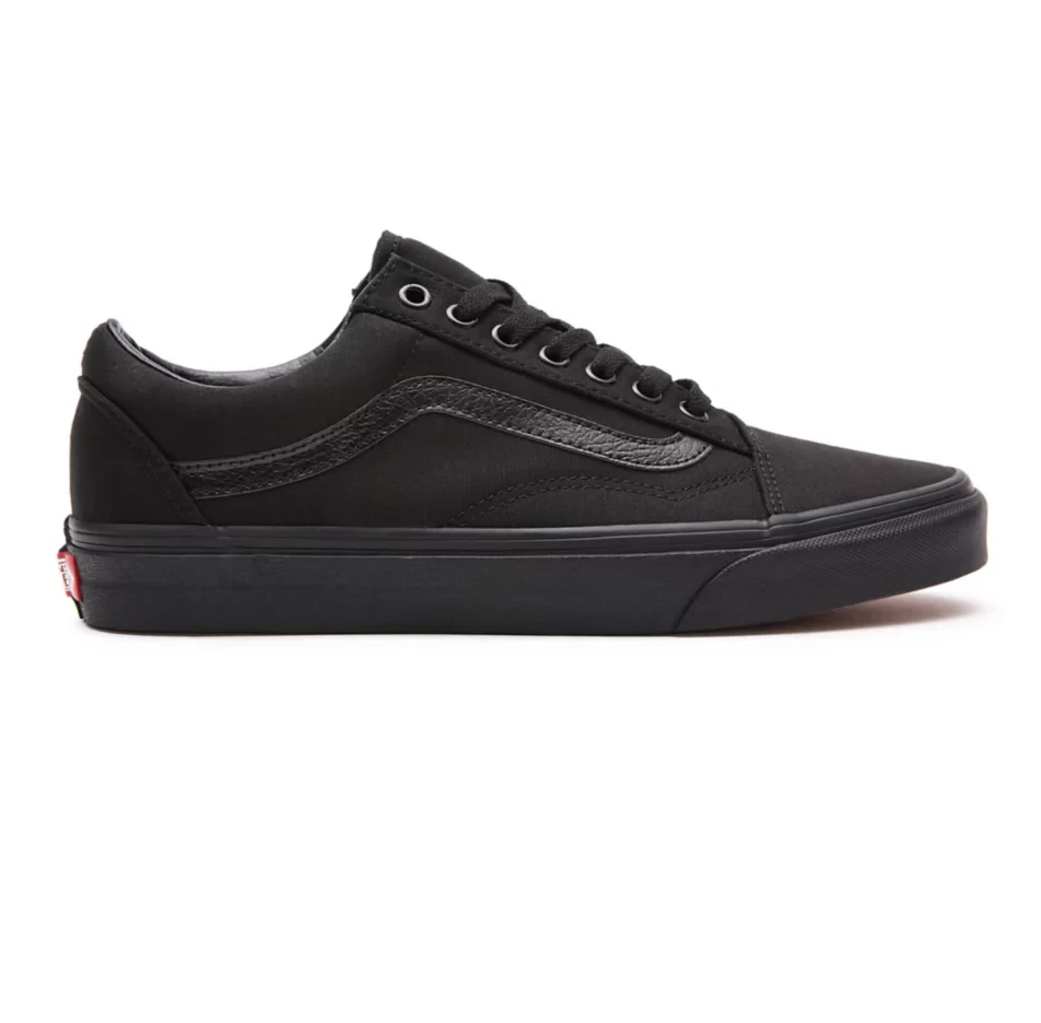 Vans Unisex Old Skool Shoes - All Black
