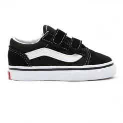 Vans Kid's Old Skool V TD Shoes - Black Women's