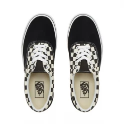 Vans Unisex Primary Check Era Shoes - Black / White / Checkerboard