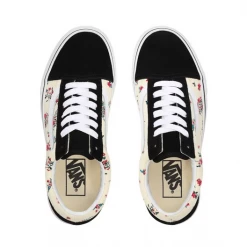 Vans Unisex Ditsy Floral Old Skool Shoes - Classic White / True White