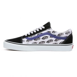Vans Unisex Blur Boards Old Skool Shoes - Black / Royal Blue
