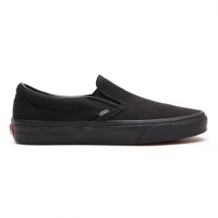 Vans Unisex Classic Slip On Shoes - All Black
