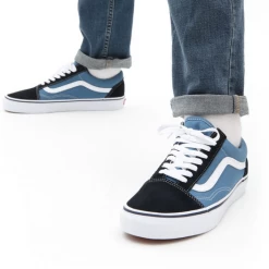 Vans Unisex Old Skool Shoes - Navy