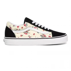 Vans Unisex Ditsy Floral Old Skool Shoes - Classic White / True White