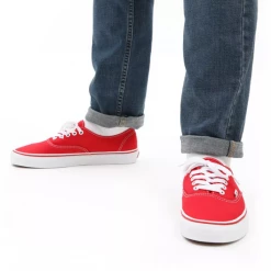 Vans Unisex Authentic Shoes - Red