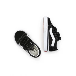 Vans Kid's Old Skool V TD Shoes - Black Women's