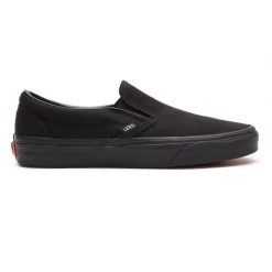 Vans Unisex Classic Slip On Shoes - All Black