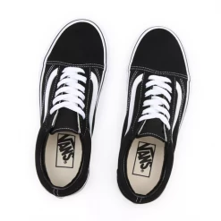 Vans Unisex Platform Old Skool Shoes - Black / White