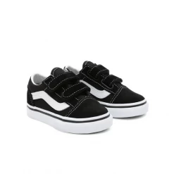 Vans Kid's Old Skool V TD Shoes - Black Women's