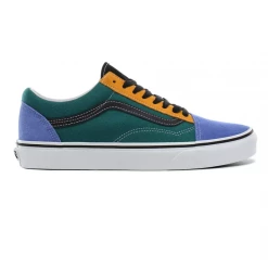 Vans Unisex Mix & Match Old Skool Shoes - Cadmium Yellow / Tidepool Green