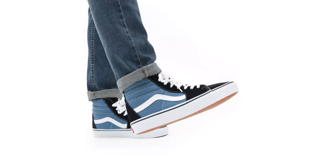 Vans Unisex Sk8 Hi Shoes - Navy