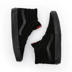 Vans Unisex SK8 Hi Shoes - All Black